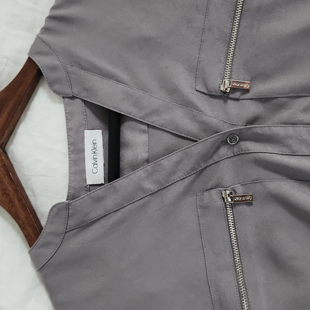 Calvin Klein button up blouse - Picture 2 of 5